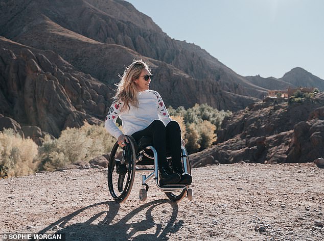 Sophie has been disabled since she was 18 years old, when she was in a car accident and was left paralyzed from her chest down to her knees. She was told she would never walk again.