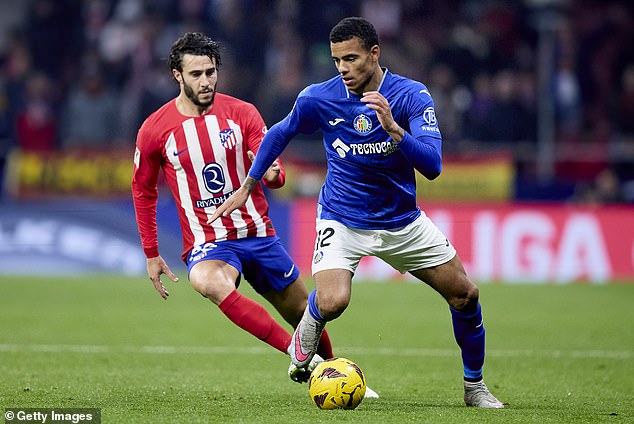 Greenwood scored 10 goals and provided six assists in 36 games on loan at Getafe last season