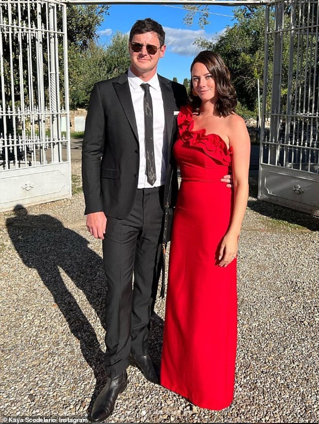 This is the first time the couple has been seen together in public in over a year, with Kaya last posting a photo of them together on her Instagram at a wedding in September 2022 (pictured)