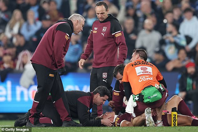 Walsh was knocked out by the Roosters star in the first match of Origin