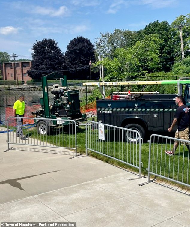 The entire pool had to be drained and refilled, which cost $20,000