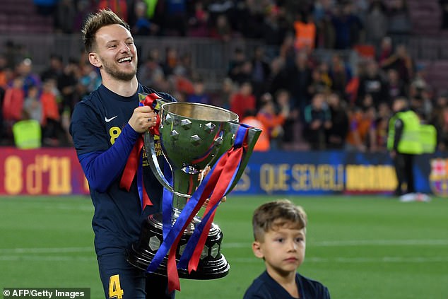 Rakitic achieved his best success at Barcelona, ​​where he won 13 trophies in six seasons