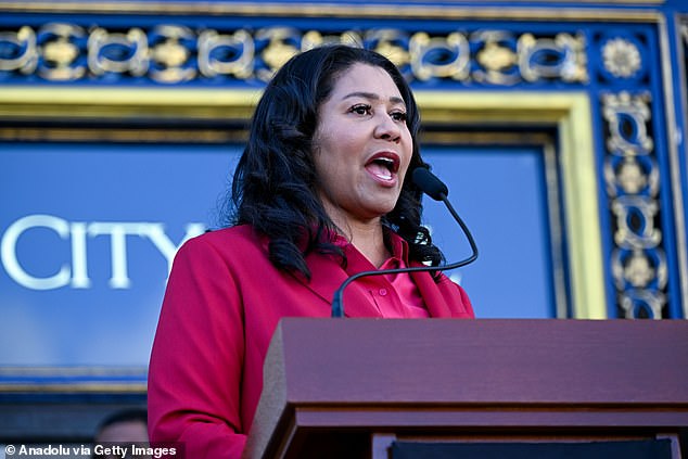 Mayor London Breed (pictured) in October directed city departments, including the police and public health, to propose $206 million in cuts