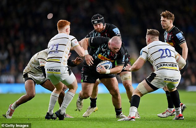 Harlequins play their Big Game at Twickenham, on December 28 against Leicester. Last year's Big Game was against Gloucester (pictured)