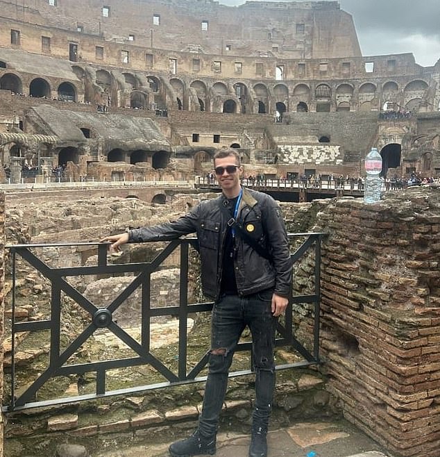 Ben shared a photo on his social media showing him visiting the Colosseum in Rome in March