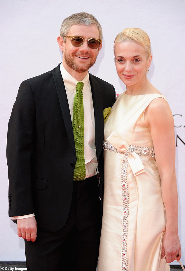 Ms Abbington was married to Office star Martin Freeman until their split in 2016, and they have two children Joe and Grace, 15