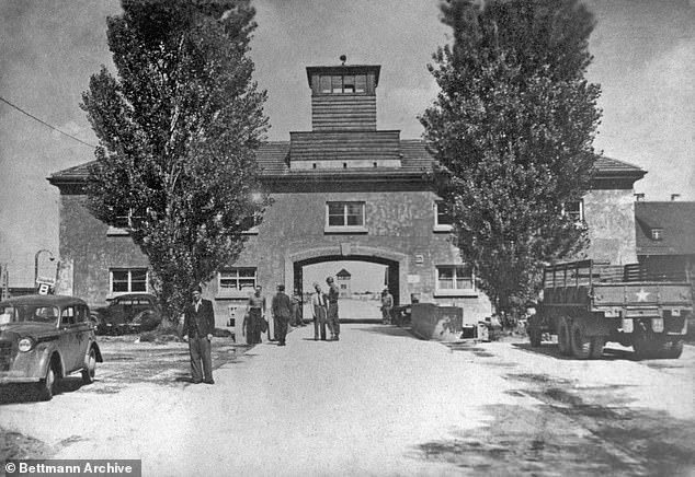 A view of the Dachau camp in southwestern Germany, where prisoners were held from 1933 to 1945