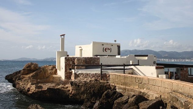 Pictured: The El Peñon beach bar can be seen in this file photo