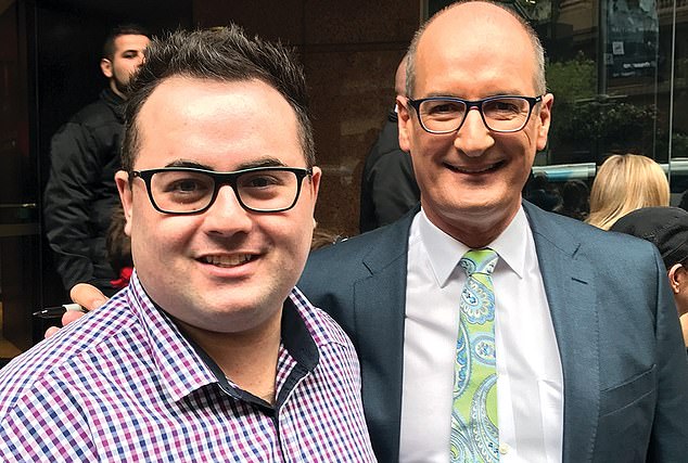 Former Sunrise presenter David Koch (pictured right) claimed he does not know Hemmings after the recruitment director (pictured left) claimed he had previously had contact with the financial journalist