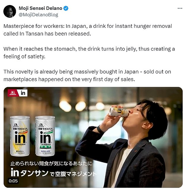 Other people on social media said that initial supplies of the drink had sold out due to interest