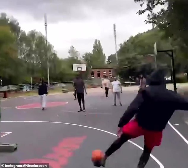 Edwards, from Birmingham, provides a barely believable moment of brilliance, volleying the ball just before it bounces after being thrown at him by a fan