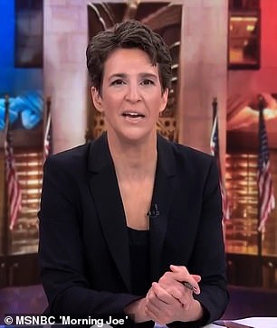 MSNBC's Rachel Maddow admitted on the radio that she was 