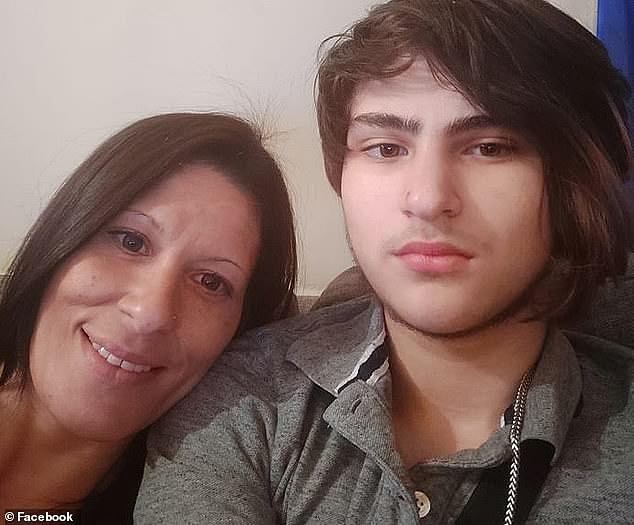 An inquest heard that Tyrone (pictured right with his mother Carolyn) was due to visit a drug and alcohol counselor on the day he died