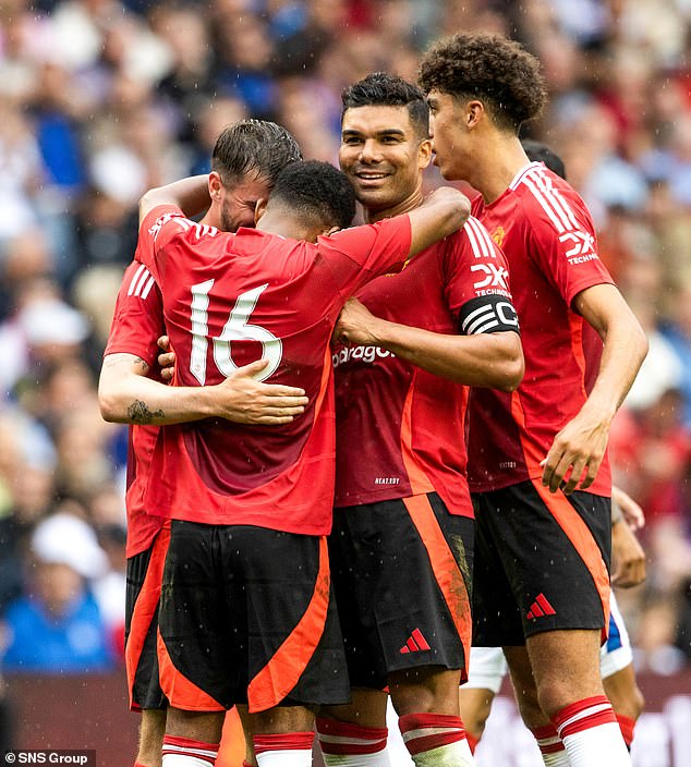 The Red Devils secured their first pre-season win against Rangers at Murrayfield last week