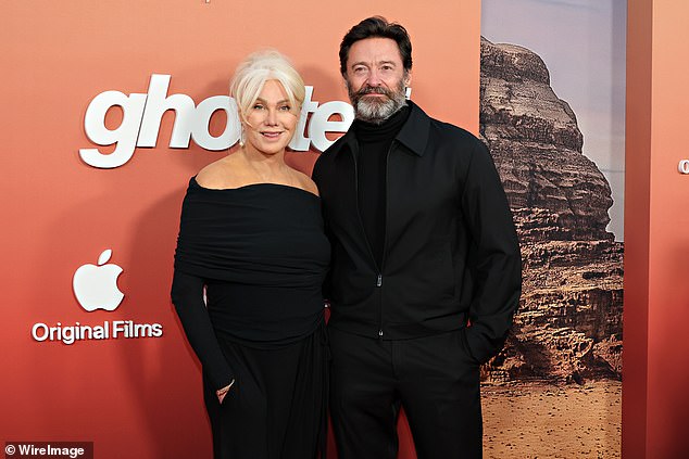 Meanwhile, Hugh Jackman split from wife Deborra-Lee Furness last year; pictured in 2023