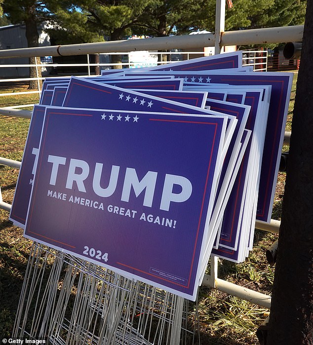 1721785554 354 Trump supporter 80 putting up political sign in his front