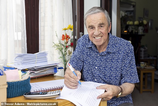 Retired entertainer Ray Spiller, 70, is so confident he will win the National Lottery that he has been saving up bottles of champagne in case he does win the lottery.