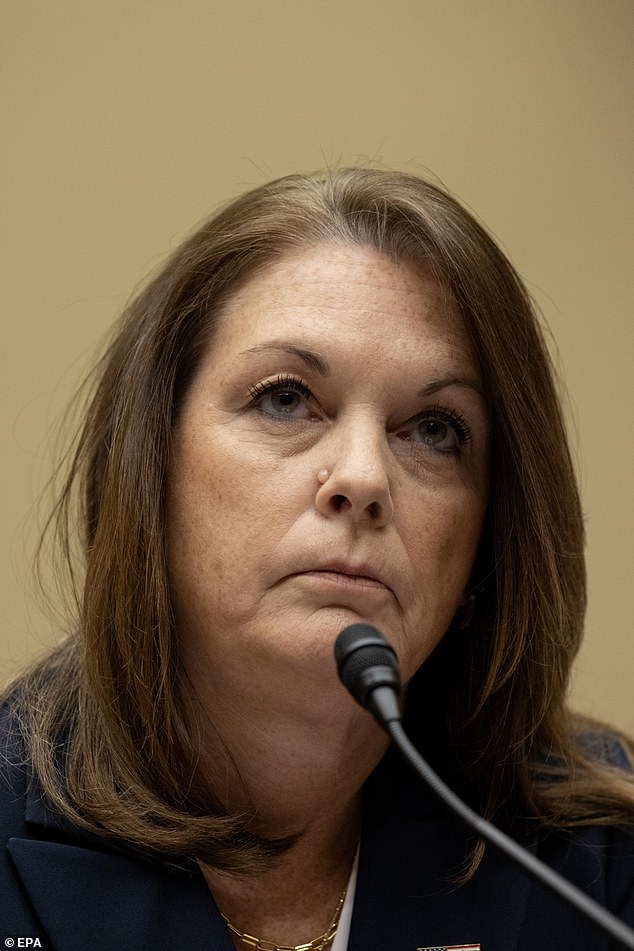 U.S. Secret Service Director Kimberly Cheatle appears before the House Oversight and Accountability Committee hearing on Monday