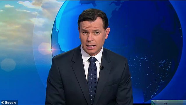 Seven's resident Sydney newsreader Mark Ferguson is being given a rest during the Olympics