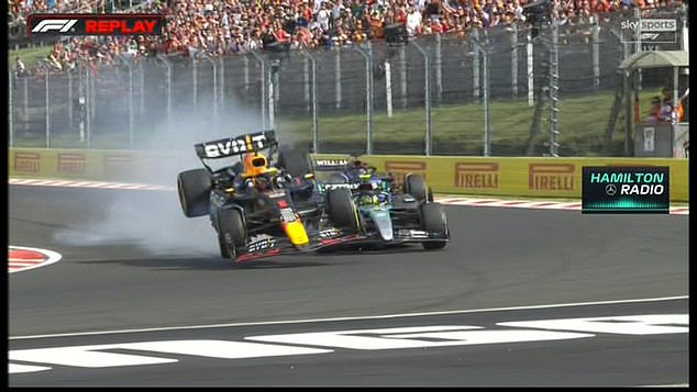 Verstappen endured a difficult afternoon as he finished fifth after a collision with Lewis Hamilton