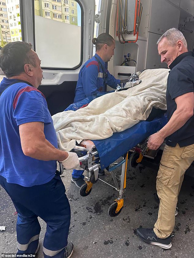 The 50-year-old was rushed to hospital after the explosion and had both legs amputated