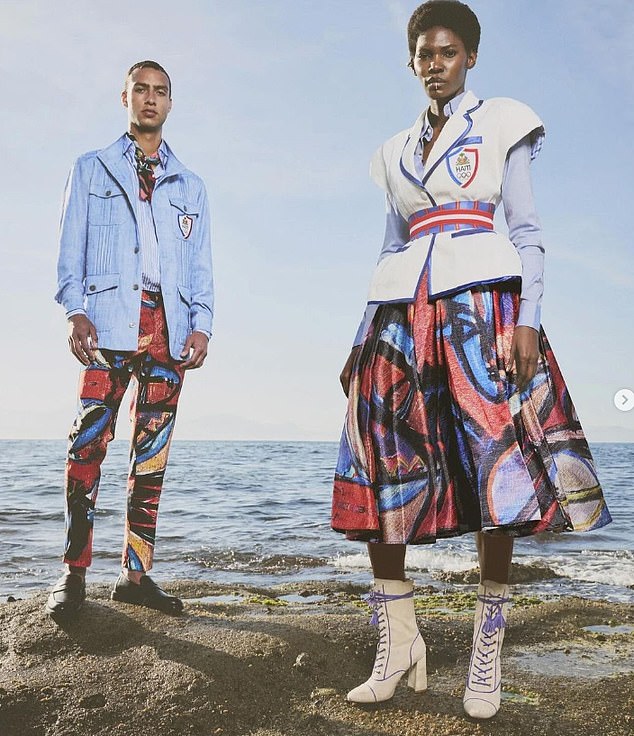 Hit or miss? Haiti has opted for bold prints and punk in historical drama style with its Olympic ceremonial clothing