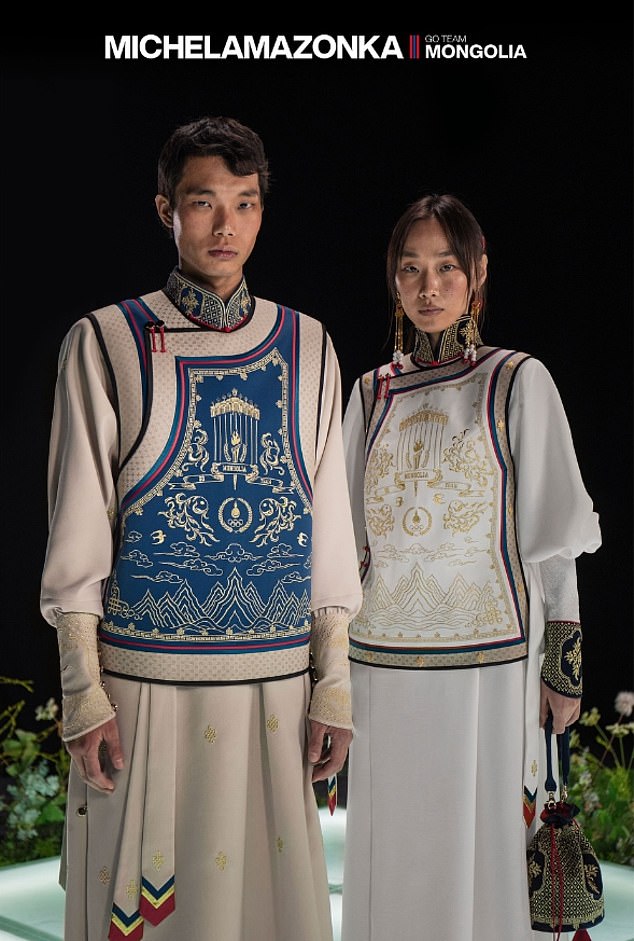 Mongolia's stylish Olympic robes have drawn praise from fans who say the designs 'won the Olympics before they even started'