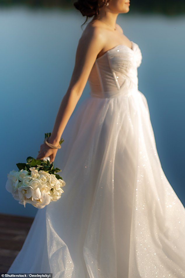 It is not known whether the brides-to-be will get some of their money back (the photo shows a wedding dress)