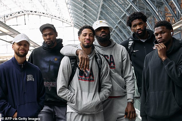 Two days later, the stars of Team USA left London and traveled to Paris for the Olympic Games