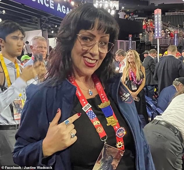 The former real estate agent was one of the delegates representing Arizona at the Republican National Convention in Wisconsin earlier this month