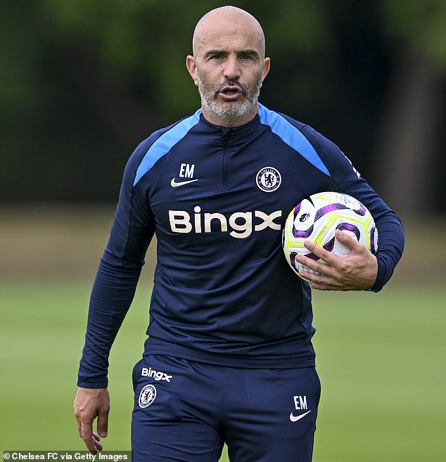 The Danish youth international is one of several goalkeeping options that Blues manager Enzo Maresca (pictured last Thursday) has in his sights.