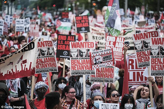 The protesters have planned a route to demonstrate around the Capitol