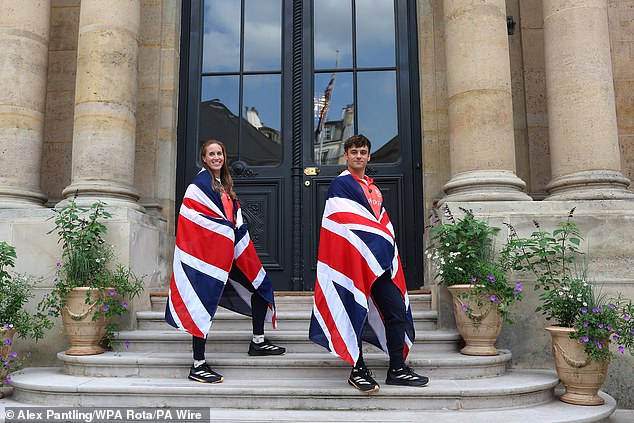 The pair will join an illustrious group of athletes who have also carried the British flag at the Olympic Games