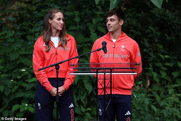 Daley (right) said being asked to carry the flag was one of the 