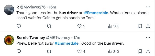 Now that the driver refuses to let Tom board the bus, viewers claim his doom is sealed as they clearly witnessed his abusive behaviour