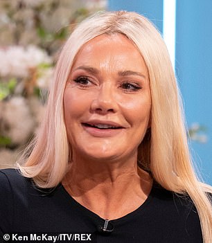 Whigfield showed off her incredibly smooth complexion and full pout during an appearance on Lorraine in 2019