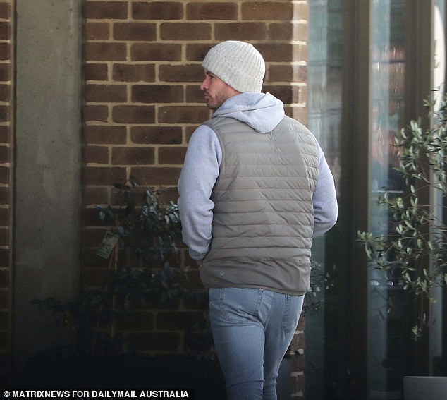 Brendan Howe is pictured outside Homes By Howe before the office closed earlier this month