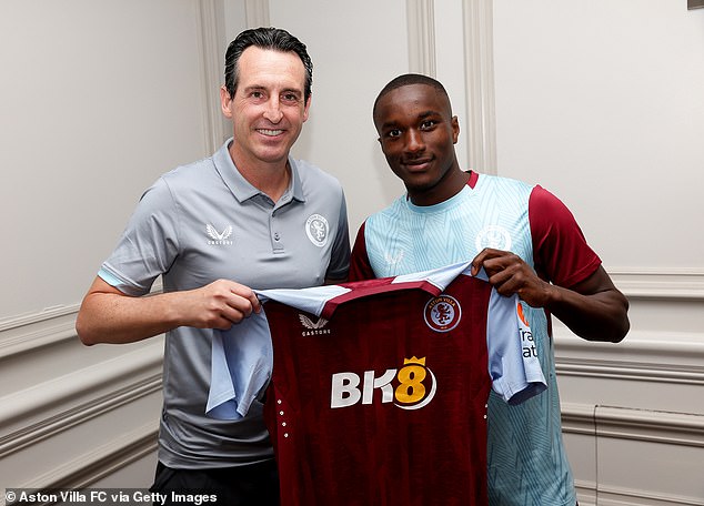 Diaby was previously Villa's club record signing when he moved to the Midlands 12 months ago