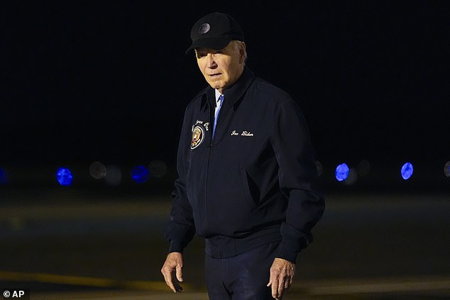 President Joe Biden is photographed arriving in Dover, Delaware on Wednesday after testing positive for COVID-19. The positive test came after he told BET News a 