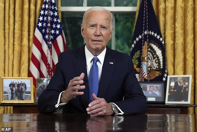 President Joe Biden revealed in a speech in the Oval Office why he decided to step down as the Democratic presidential candidate