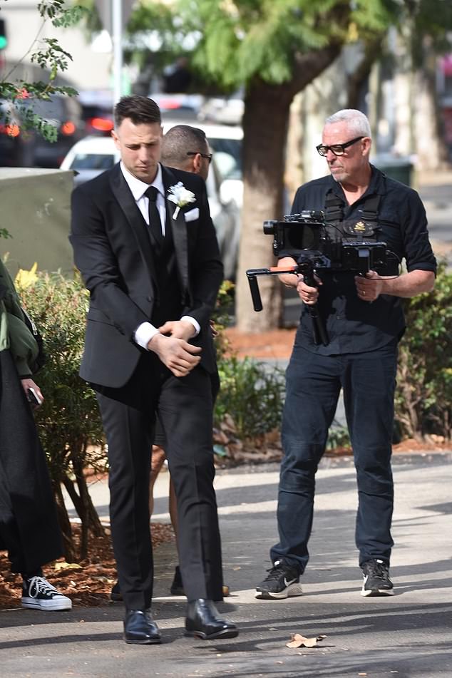 Jeff is linked to previously announced contestant Rhi Disljenkovic and photos obtained by Daily Mail Australia show the groom looking handsome ahead of his wedding