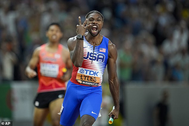 American world champion Noah Lyles has a strong chance of winning gold in the 100m