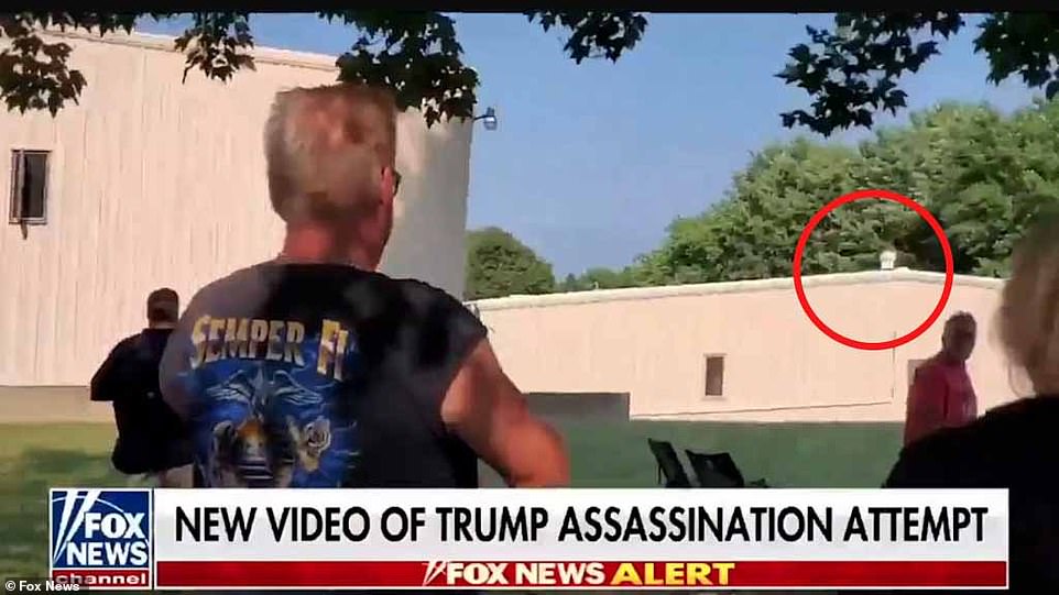 At the time of the shooting, law enforcement officers were inside the building, 480 feet (147 meters) from where Trump was standing, but not on top of it. Cheatle curiously claimed that no officers were stationed on the roof because it was sloped. 