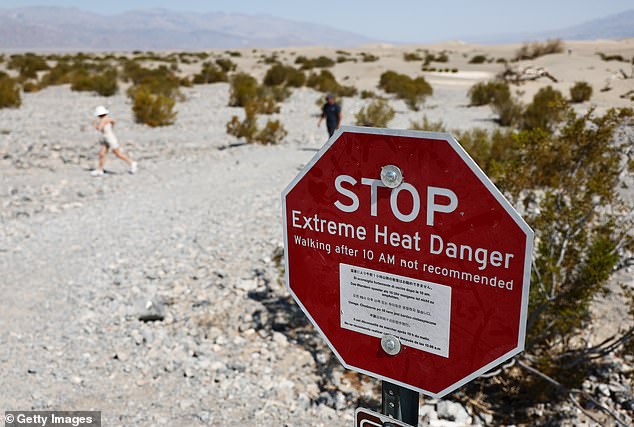 Rangers advise travelers not to hike in Death Valley National Park after 10 a.m.