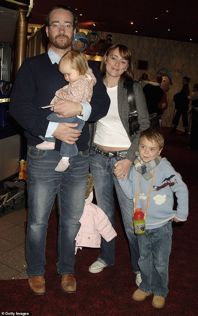 Keeley and Matthew have been married since 2004 and have two children: daughter Maggie, 19, and son Ralph, 17; pictured in 2005