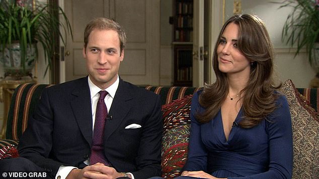 Kate Middleton, then 28, appeared nervous when ITV's Tom Bradby asked them questions at Kensington Palace in 2010, writes Richard Eden