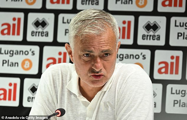 Mourinho was critical of his team's defence as they conceded three goals