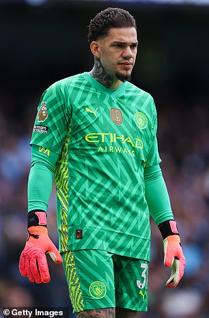 It is believed Ederson was touched by the praise Ortega received after a save against Tottenham