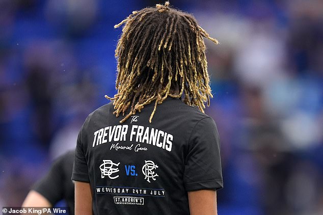 During last night's match at St Andrews, both clubs paid tribute to former striker Trevor Francis