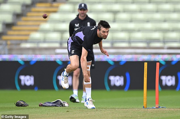 Stokes backed Wood (pictured) to become the fastest bowler in history and break 100mph